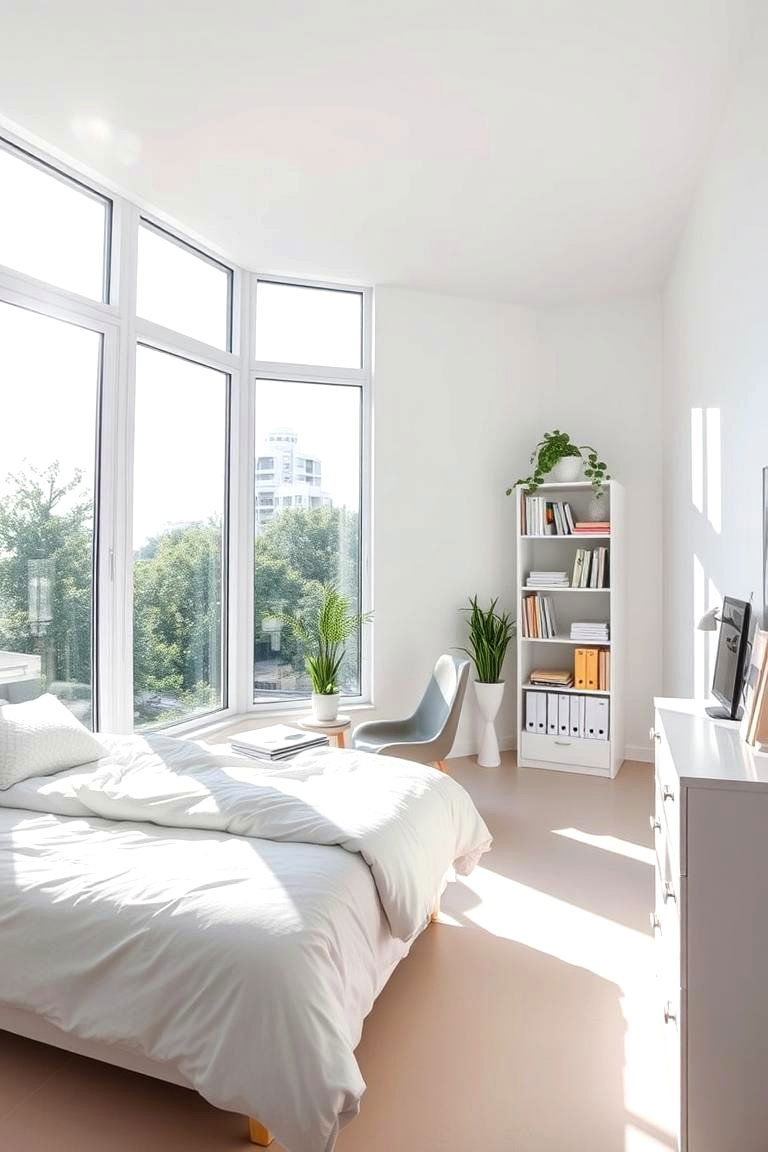 Abundant Natural Lighting - 24 Student Bedroom Design Ideas