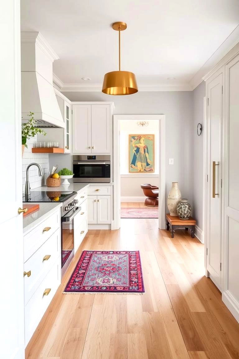 Accents and Details with Light Wood - 24 Light Wood Floor Kitchen Ideas
