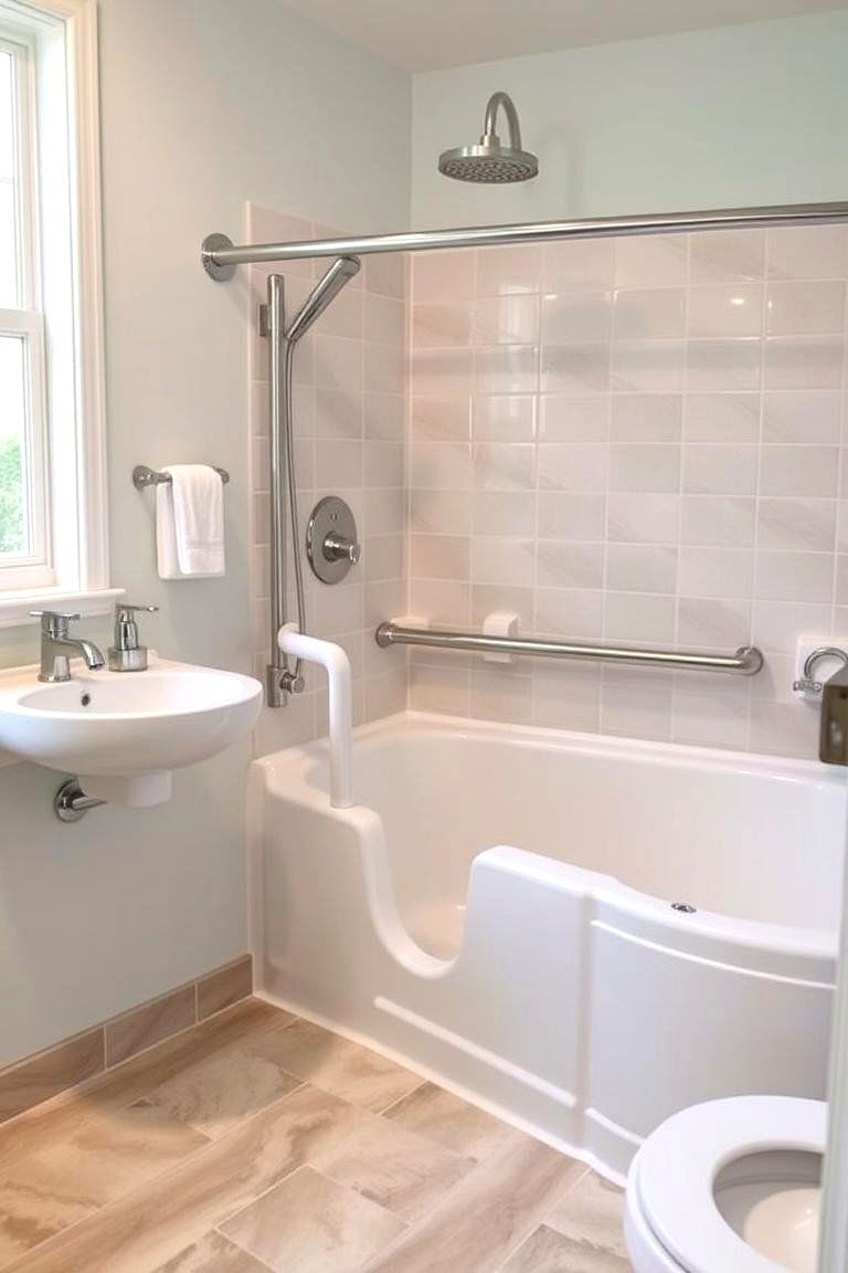 Accessible Designs for All Ages - 24 Family Bathroom Ideas