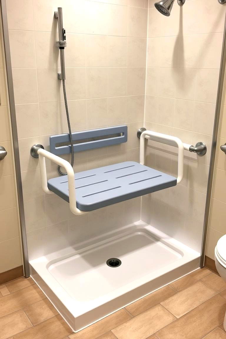 Accessible Shower Bench for Disabled - 24 Shower Bench Ideas