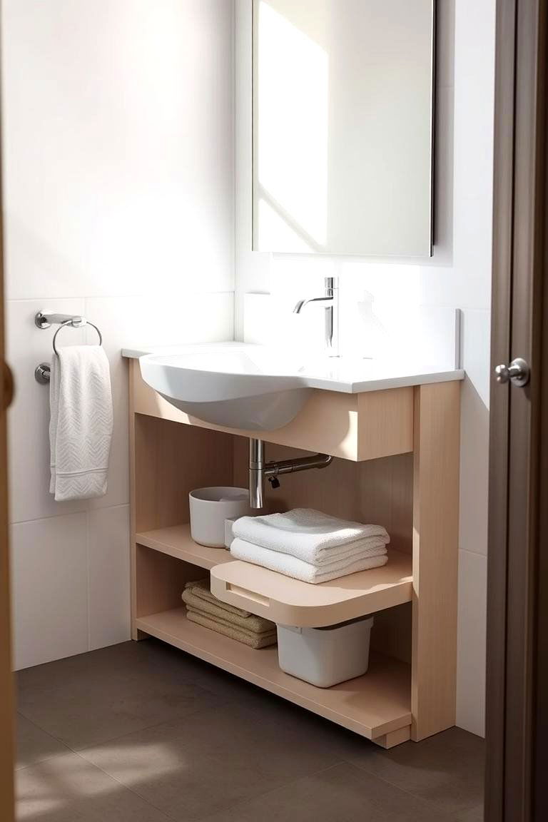 Accessible Sink and Vanity Designs - 24 Handicap Bathroom Ideas