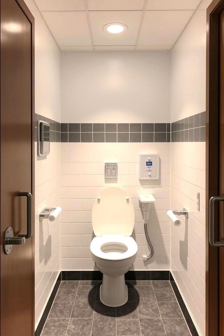 Accessible and Inclusive Layout - 24 Office Bathroom Ideas