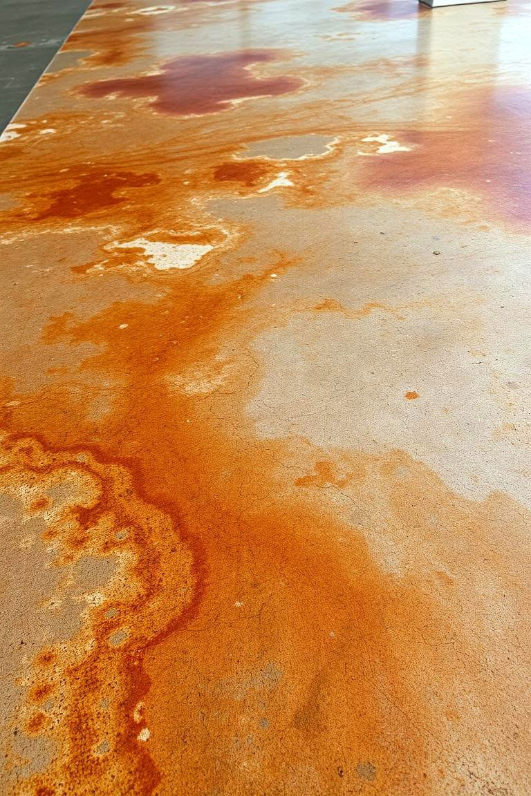 Acid Stained Concrete Floor - 24 Types of Concrete Floor Finishes