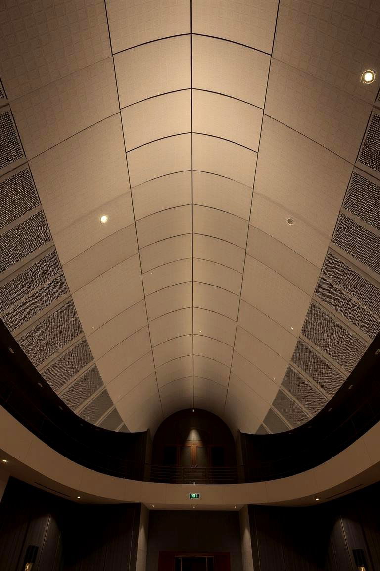 Acoustic Enhancing Paneling - 24 Cathedral Ceiling Ideas