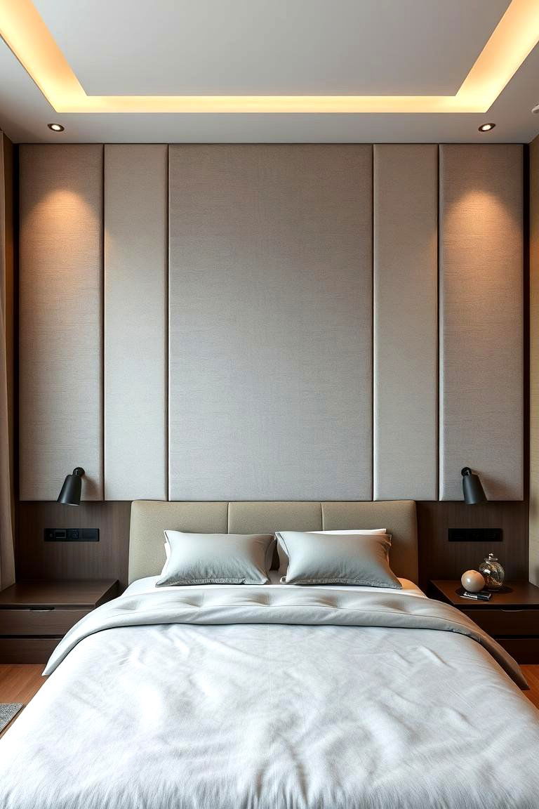Acoustic Panels for Enhanced Tranquility - 24 luxury modern bedroom ideas
