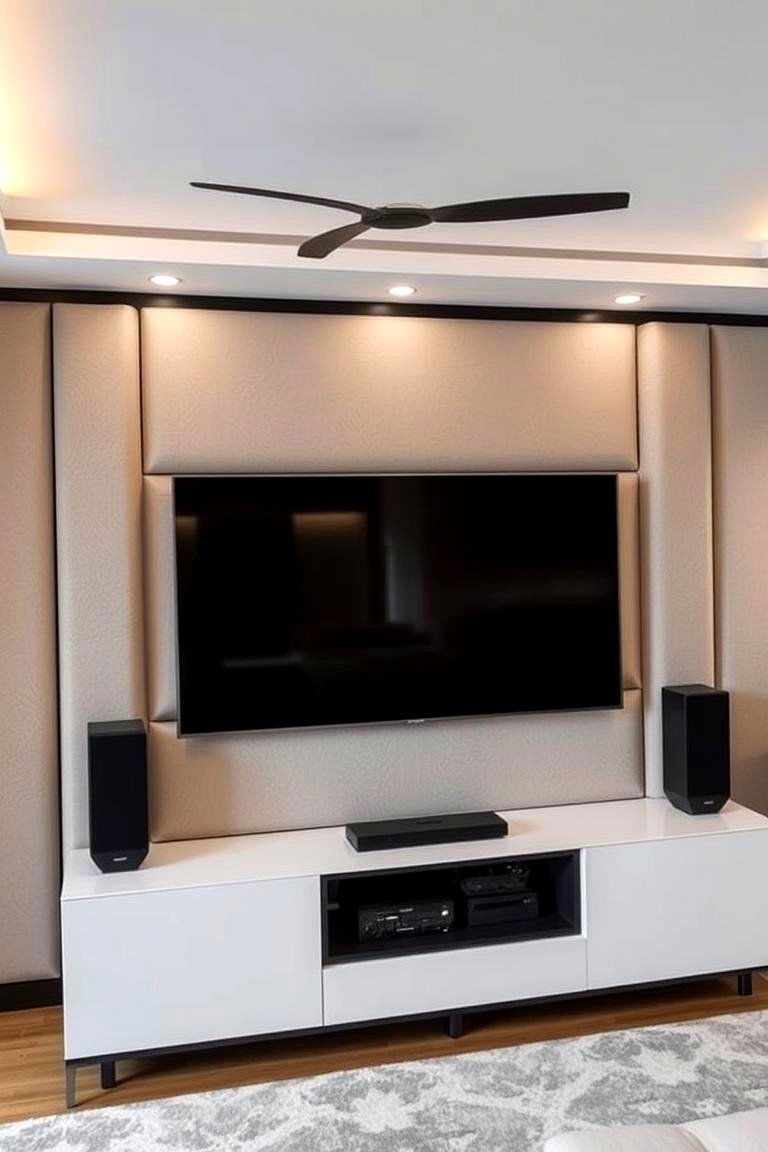 Acoustic TV Wall - 24 Tv Wall Ideas