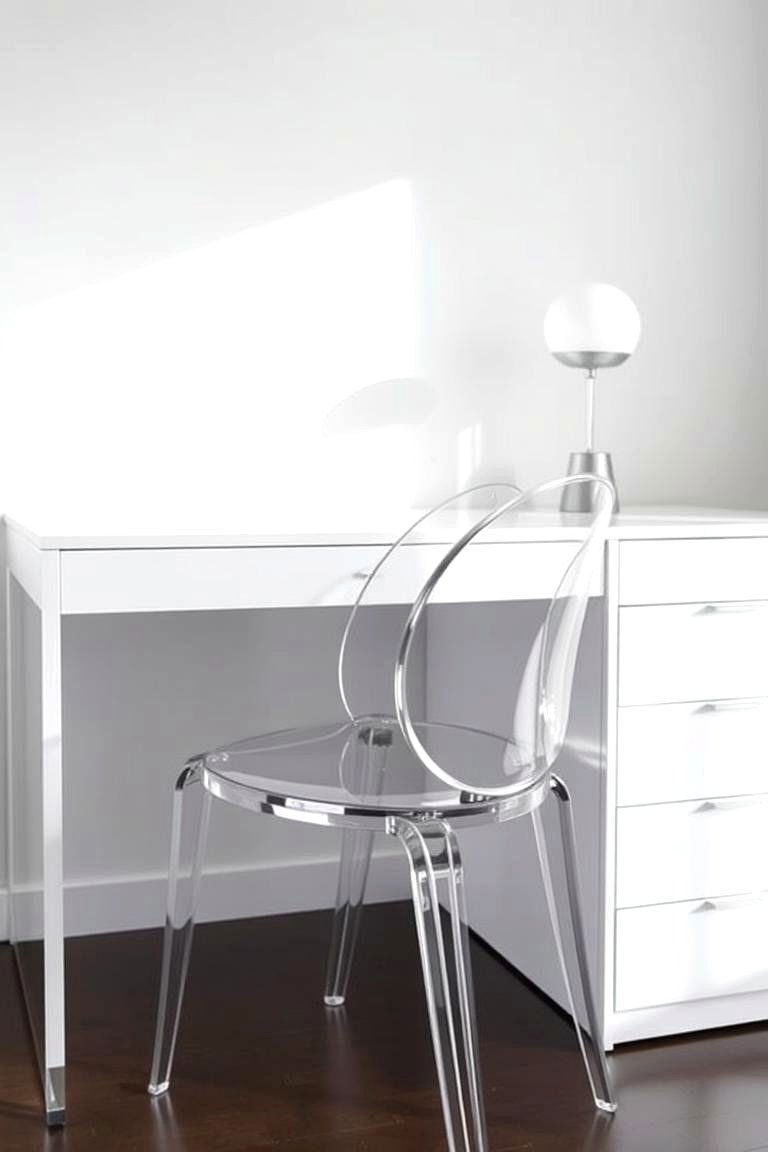 Acrylic Furniture - 24 80s Bedroom Ideas