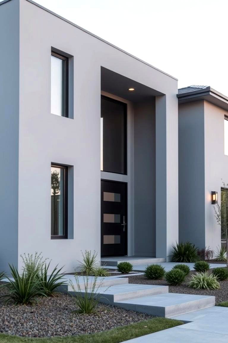 Acrylic Stucco Siding - 24 Exterior House Siding Ideas