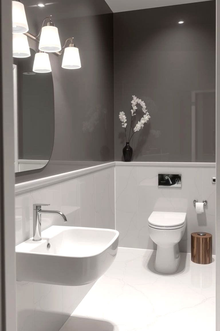 Acrylic Wainscoting - 24 Bathroom Wainscoting Ideas