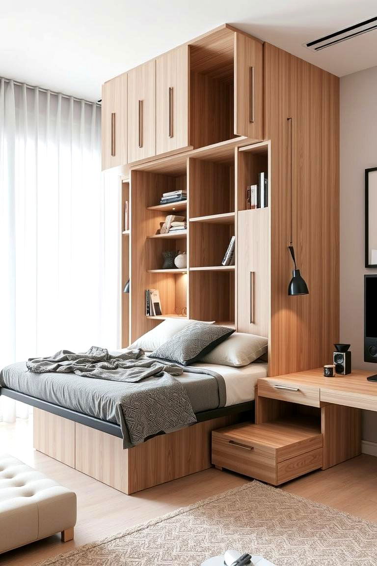 Adaptive Corner Bed with Adjustable Features - 24 Corner Bed Ideas