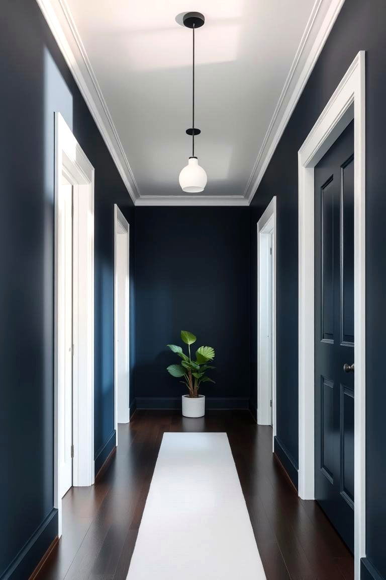Add Bold Color to the Walls - 24 Hallway Ideas