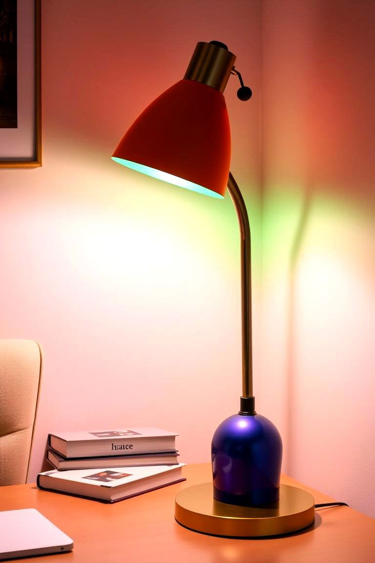 Add Bold Colorful Accents - 24 Home Office Decor Ideas