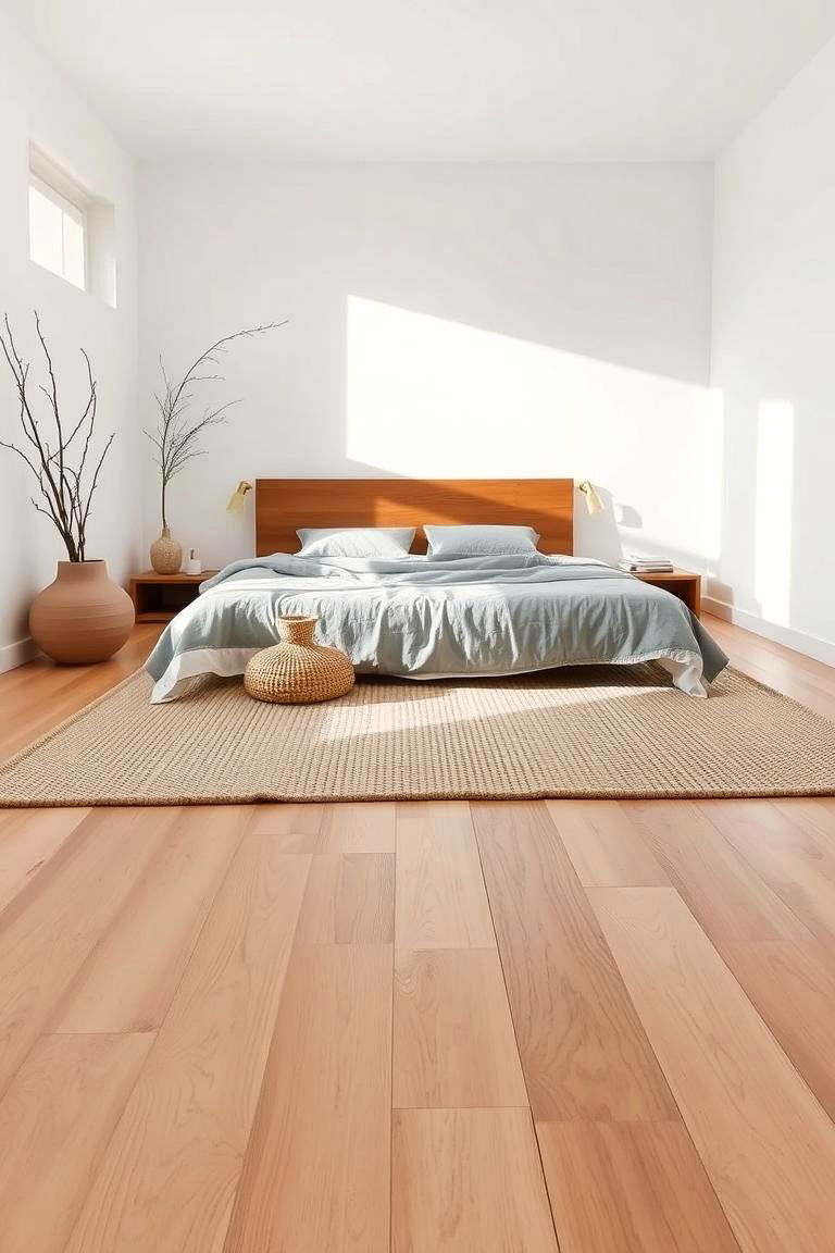 Add Comfortable Rugs - 24 Zen Bedroom Ideas