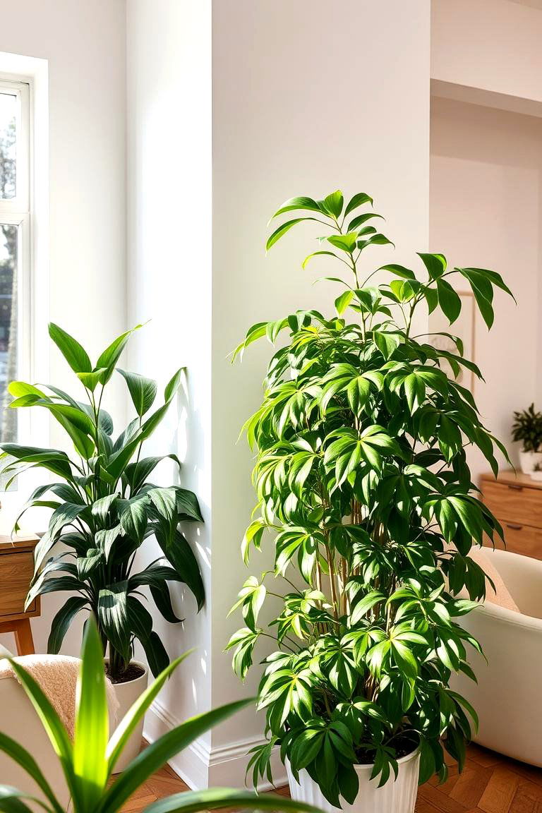 Add Greenery for Freshness - 24 Small Salon Interior Design Ideas