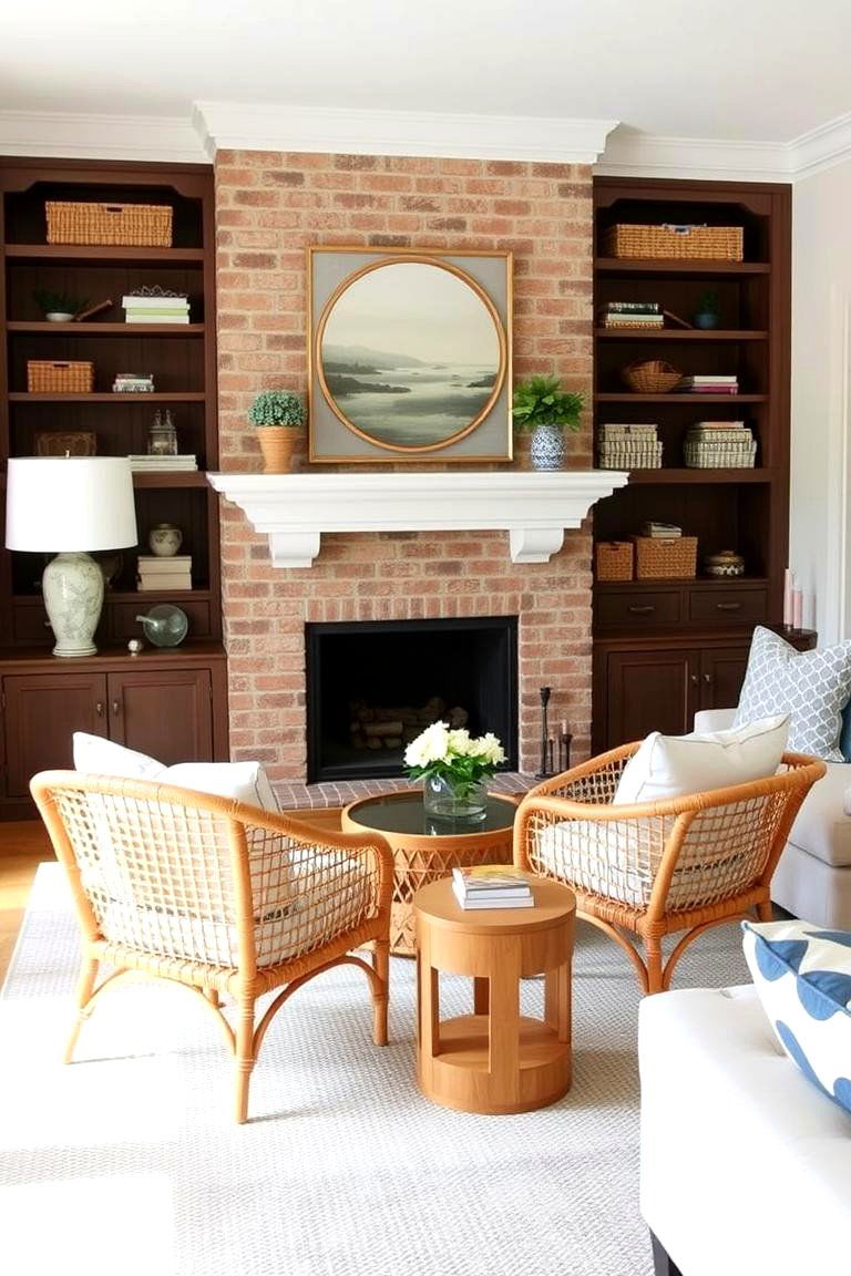 Add Versatile Accent Chairs - 24 Hamptons Living Room Ideas