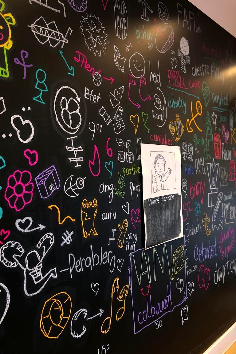 Add a Chalkboard Wall - 24 Kids Room Ideas