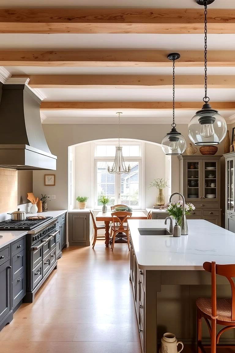 Add a Chalkboard for a Casual Practical Touch - 24 French Country Kitchen Ideas