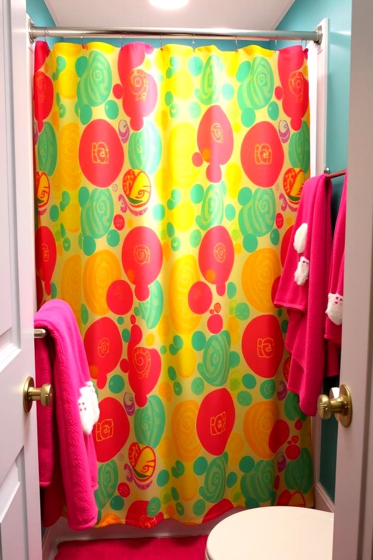 Add a Pop of Color with Accessories - 24 Apartment Bathroom Ideas