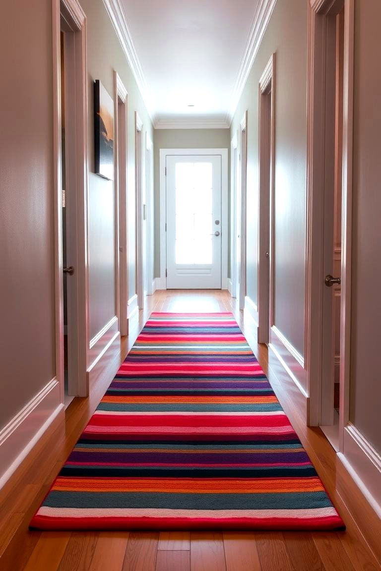 Add a Runner Rug for Comfort and Style - 24 Hallway Ideas