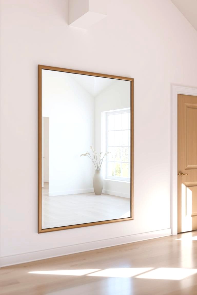 Add a Statement Mirror - 24 Entryway Wall Ideas