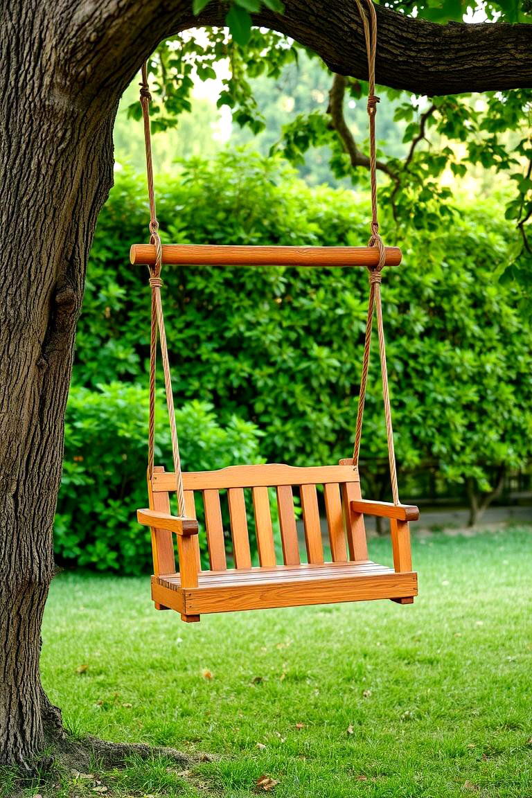 Add a Swing for Relaxation and Fun - 24 Landscaping Ideas