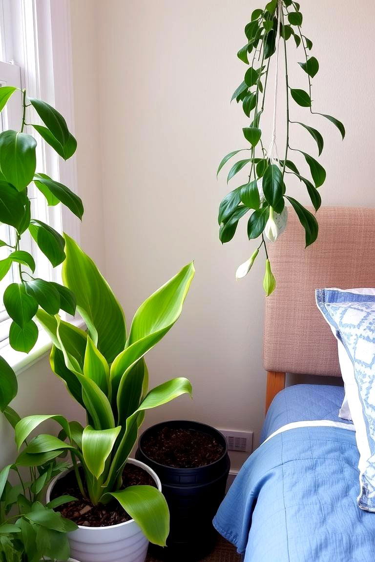 Add a Touch of Nature with Indoor Plants - 24 guest room ideas