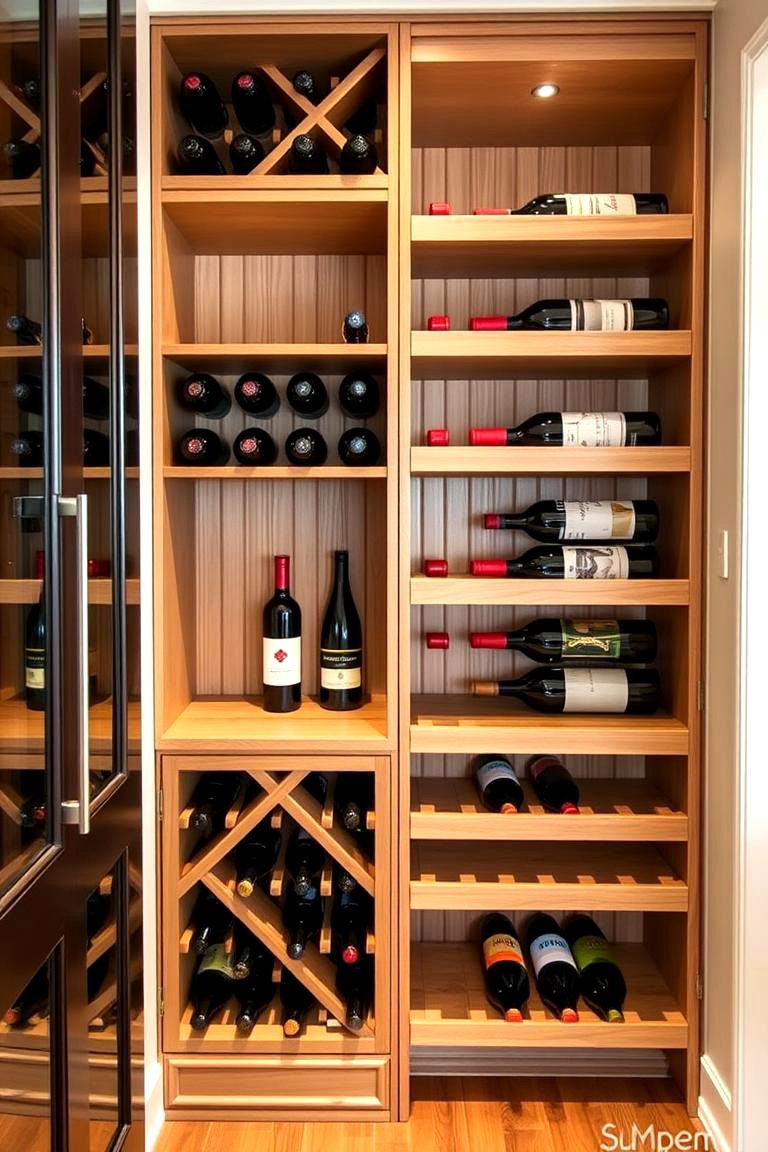 Add a Wine Rack to Your Pantry Design - 24 Larder Cupboard and Pantry Ideas for Your Kitchen