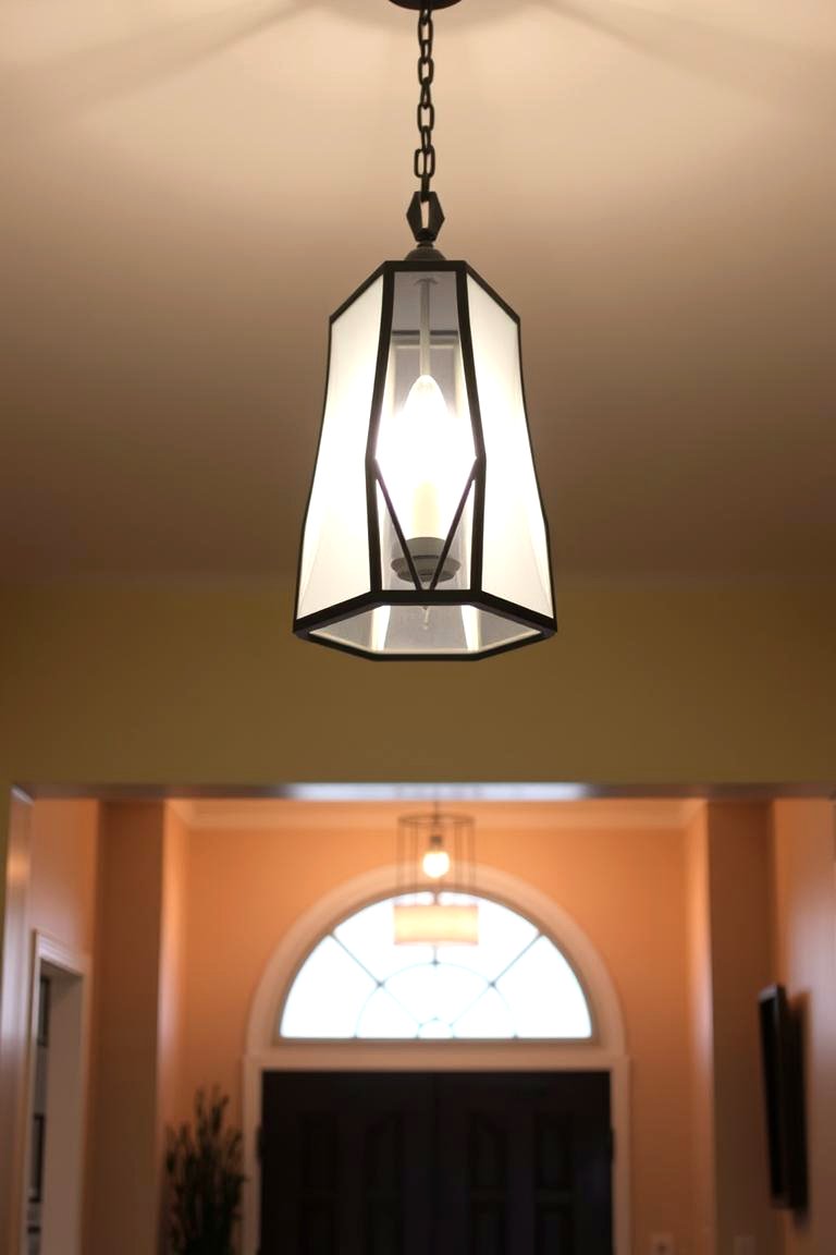 Add an Elegant Pendant Light - 24 Foyer Decor Ideas