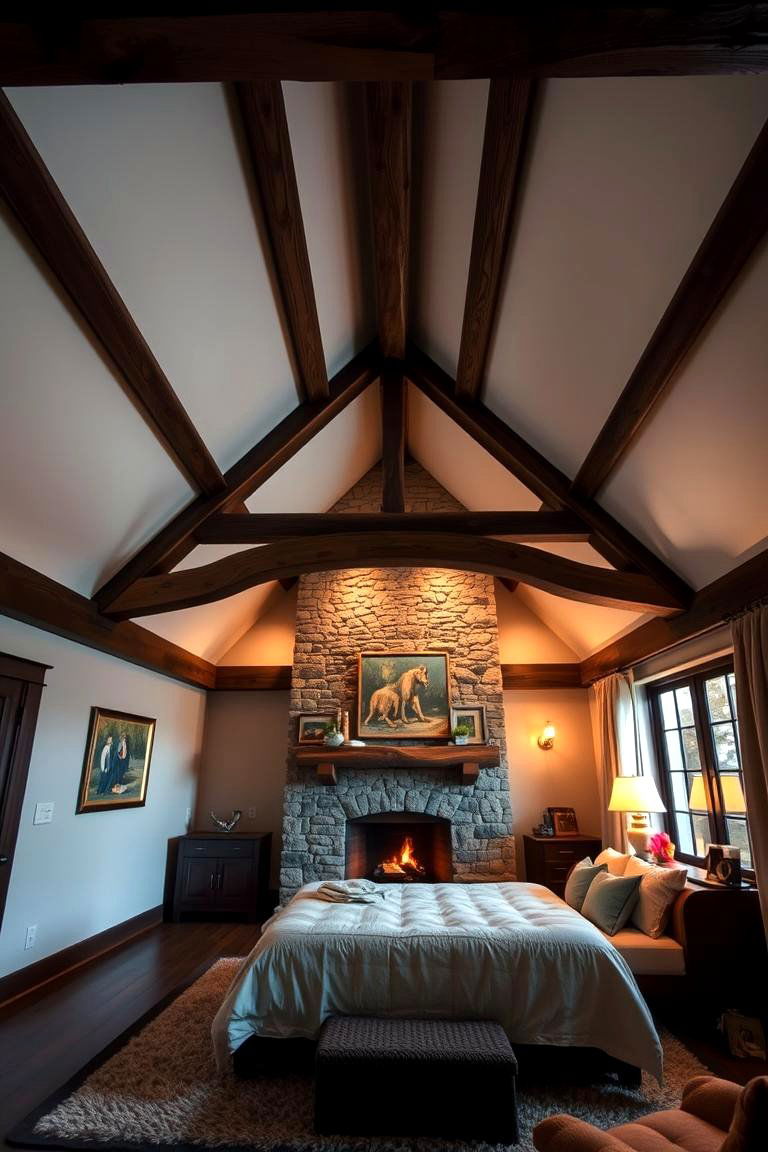 Adding Distinctive Architectural Interest - 24 Vaulted Ceiling With Beams