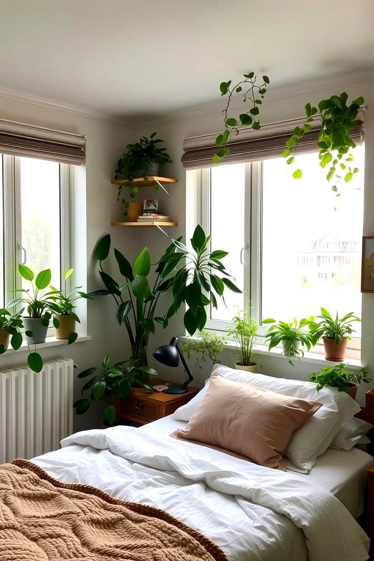 Adding Greenery to Your Space - 24 Cozy Bedroom Ideas