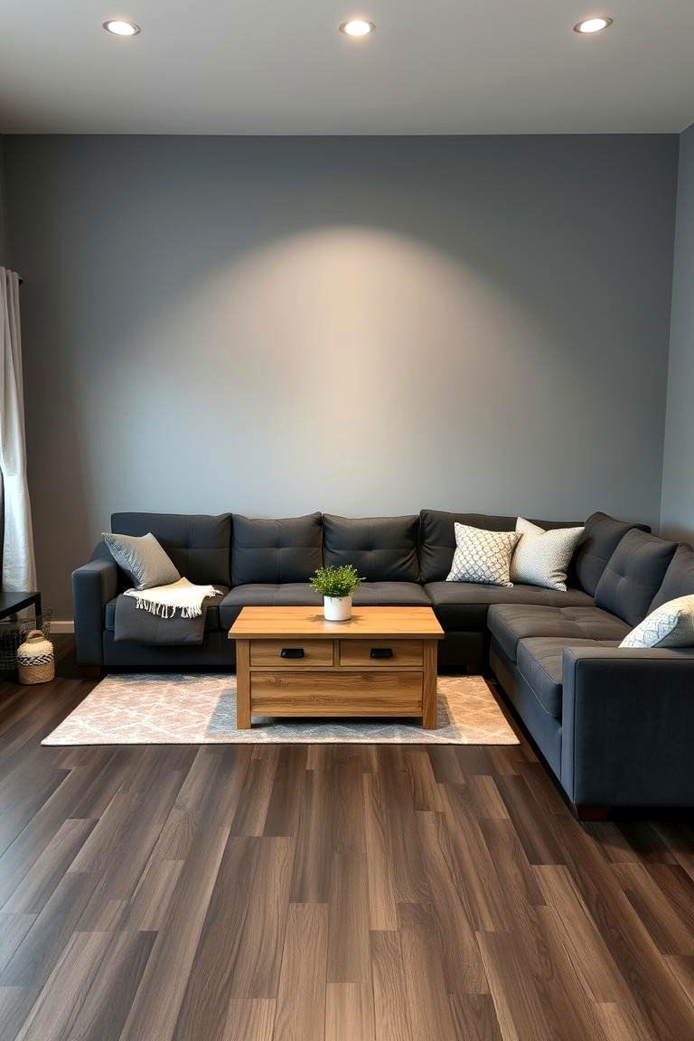 Adding Personal Touches and Decorative Accents - 24 Grey Living Room With Dark Wood Floors
