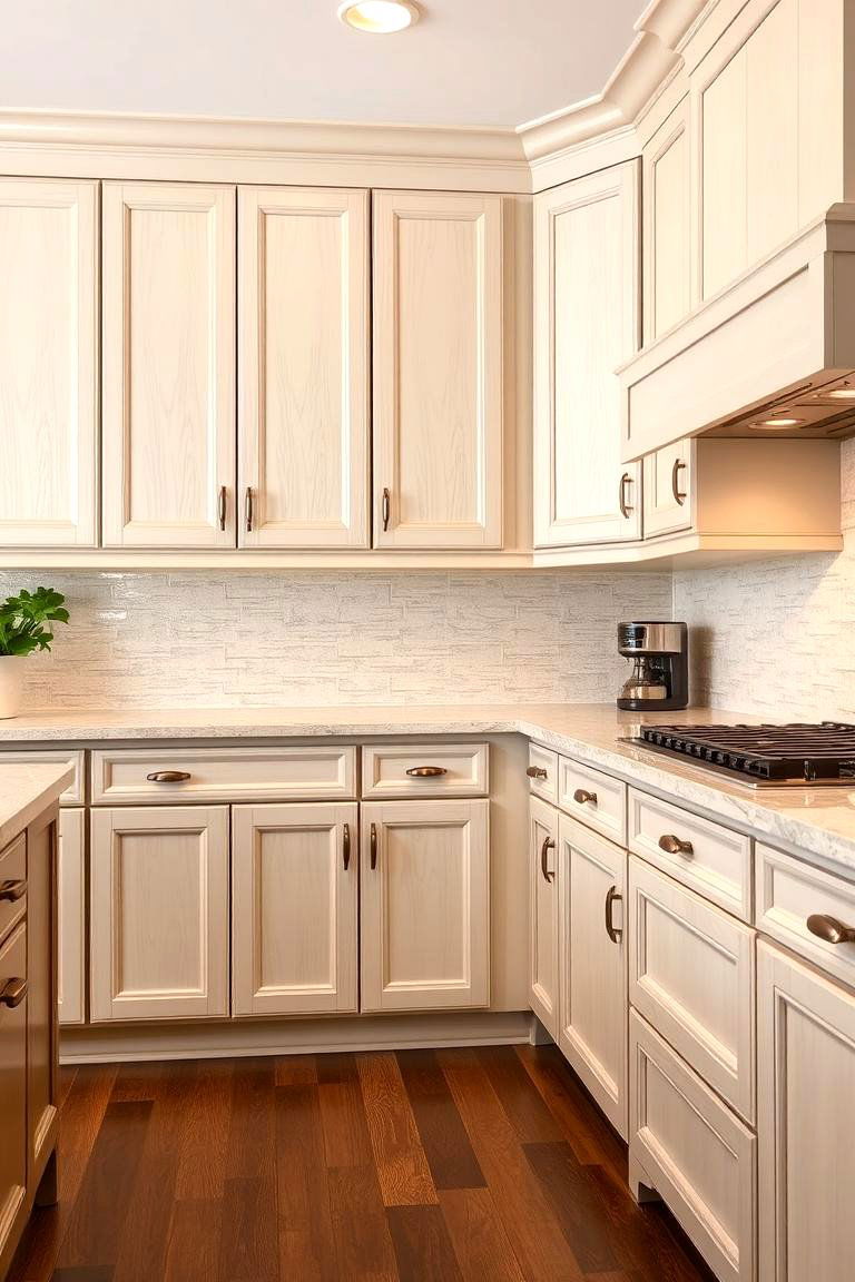 Adding Texture with Faux Finishes - 24 Painting Kitchen Cabinet Ideas