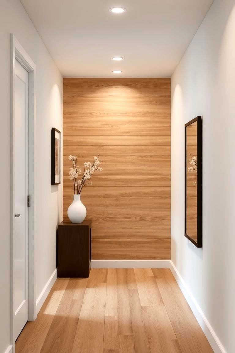 Adding Warmth to a Hallway - 24 Wood Accent Wall Ideas