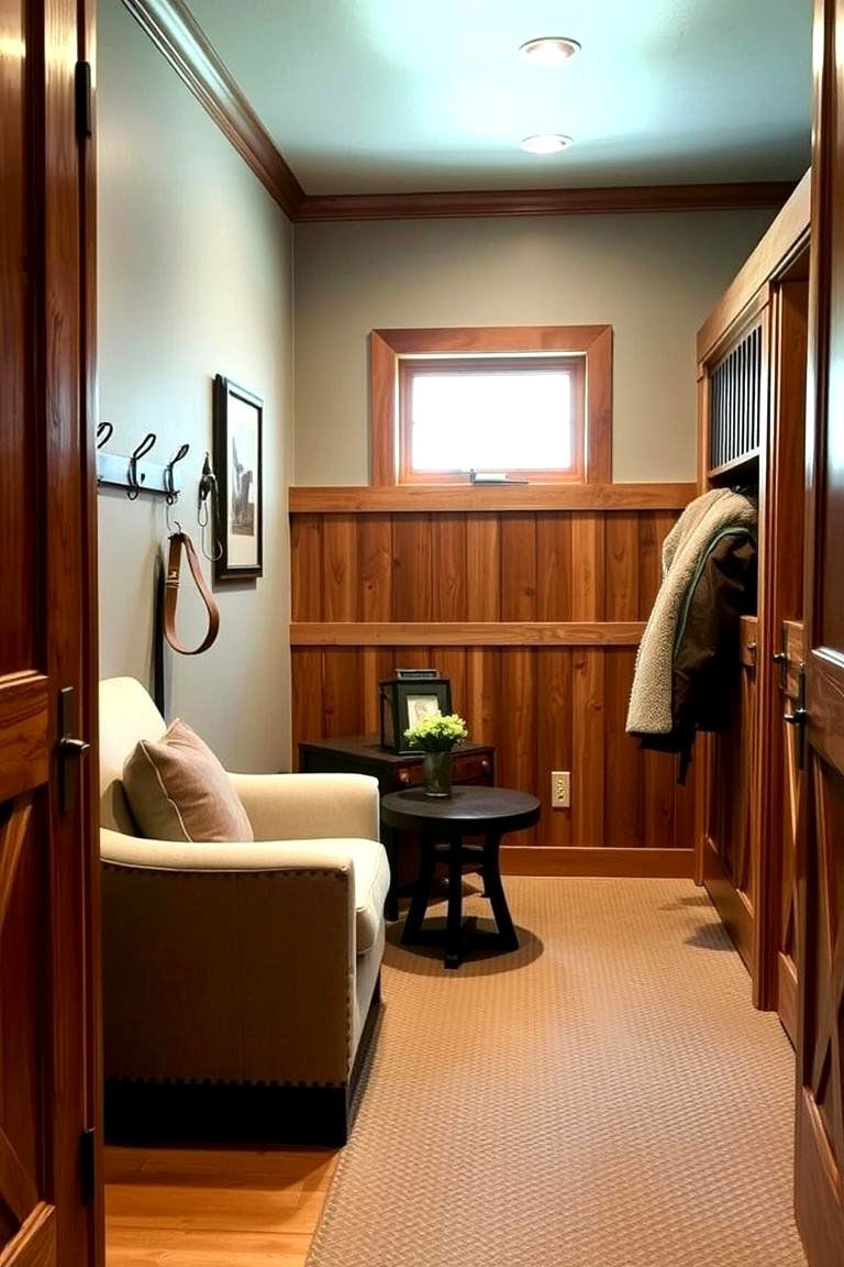 Adding a Cozy Corner for Relaxation - 24 Tack Room Ideas