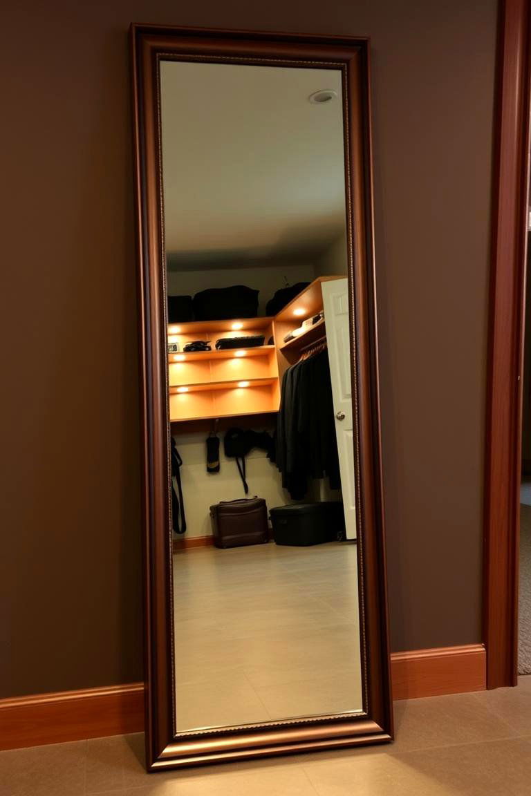 Adding a Full Length Mirror for Convenience - 24 Tack Room Ideas