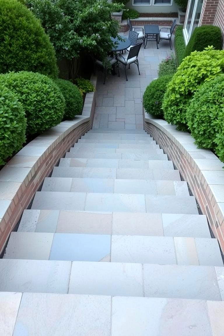 Adding a Natural Element to Landscaping - 24 Flagstone Steps