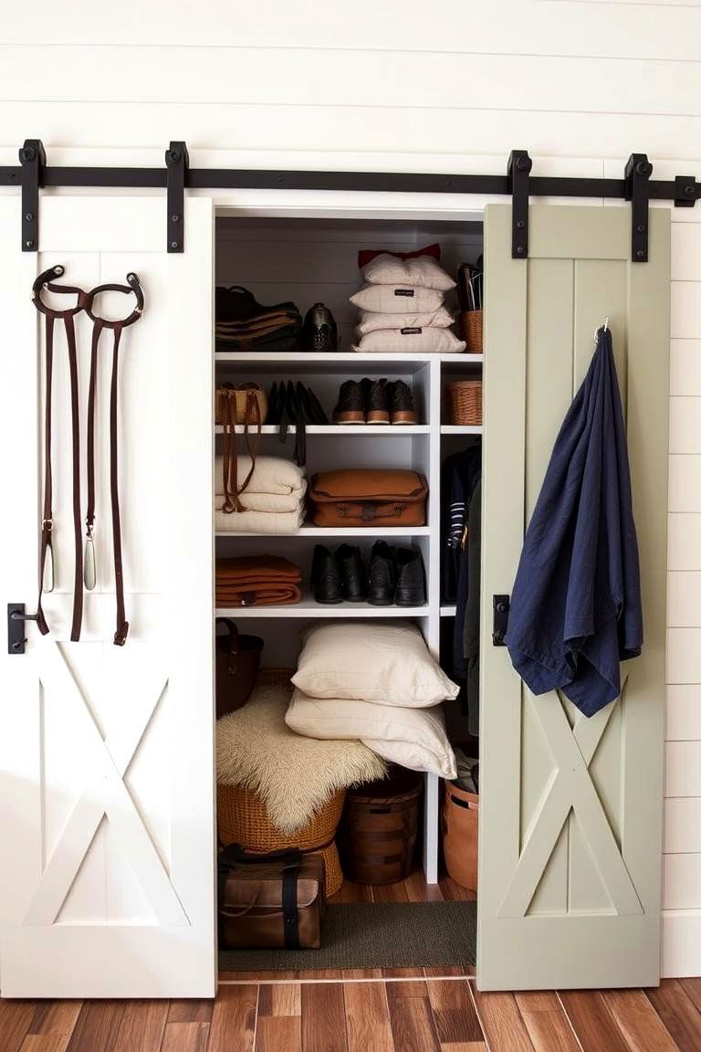 Adding a Tidy Storage Closet - 24 Tack Room Ideas