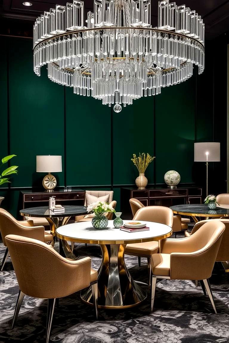 Adding a Touch of Art Deco - 24 70s Dining Room Design Ideas