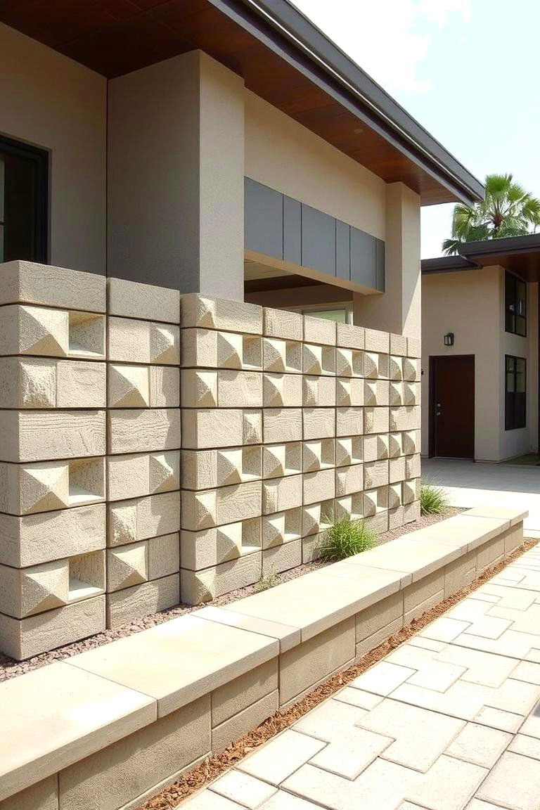 Adding a Touch of Geometric Flair - 24 Mid-Century Modern Exterior Home Ideas