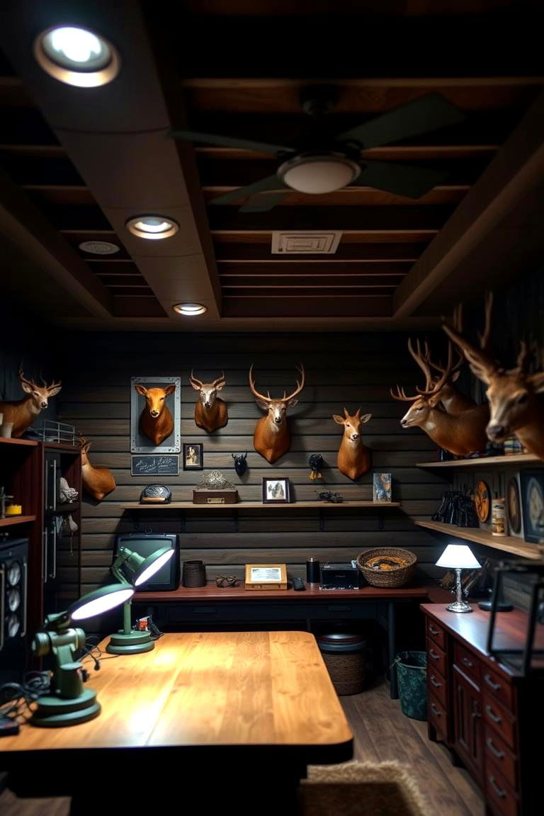 Adequate Lighting - 24 Hunting Room Ideas