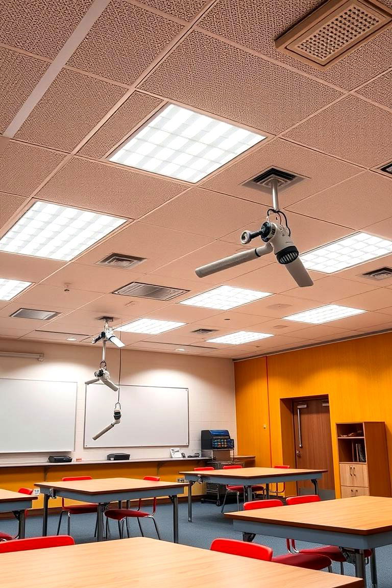 Adjustable Brightness Lighting - 24 Classroom Lighting Ideas