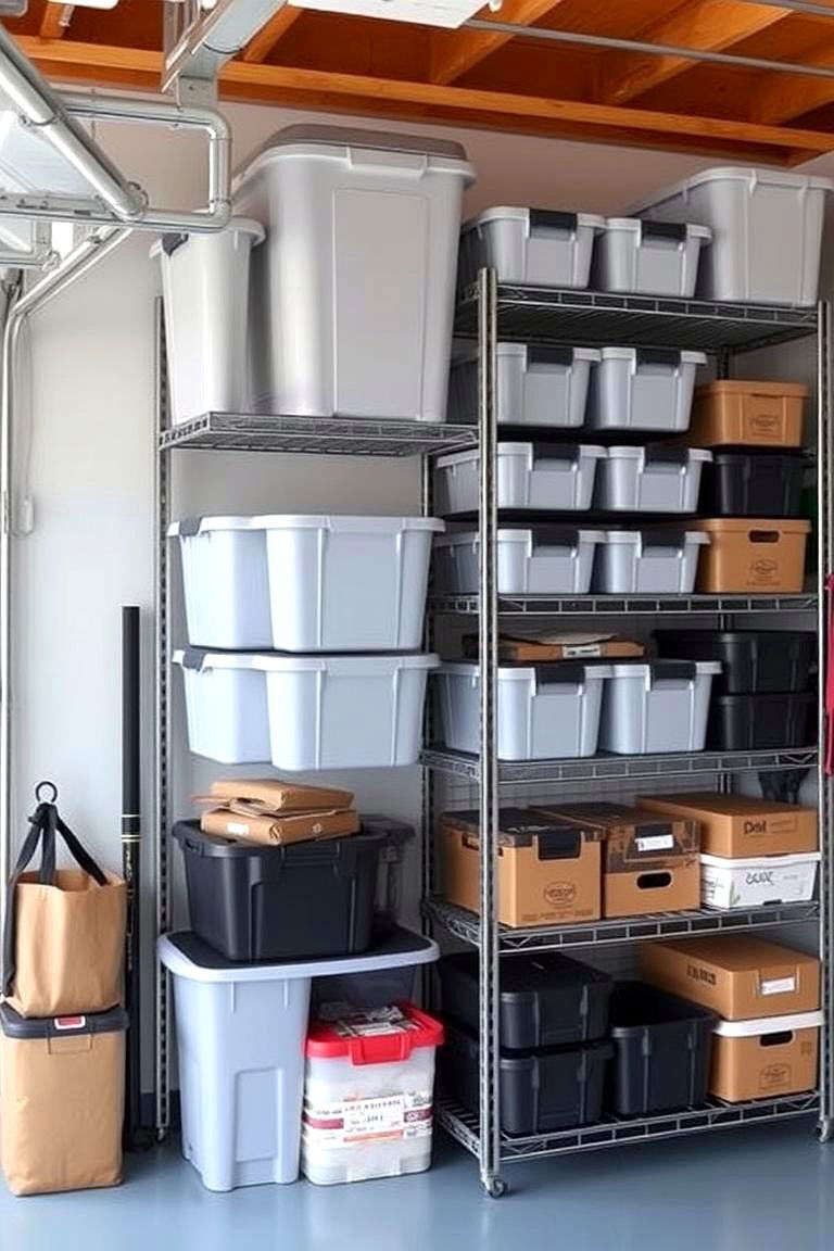 Adjustable Garage Shelving - 24 Garage Storage Ideas