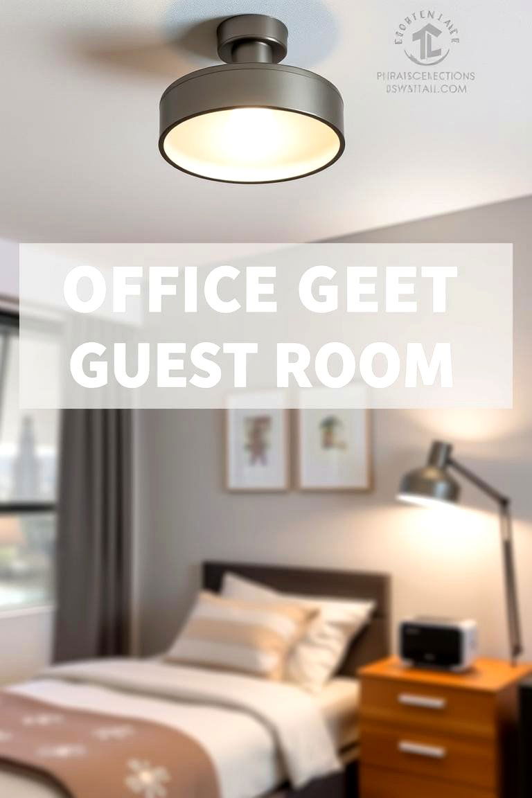 Adjustable Lighting Options - 24 Office Guest Room Ideas