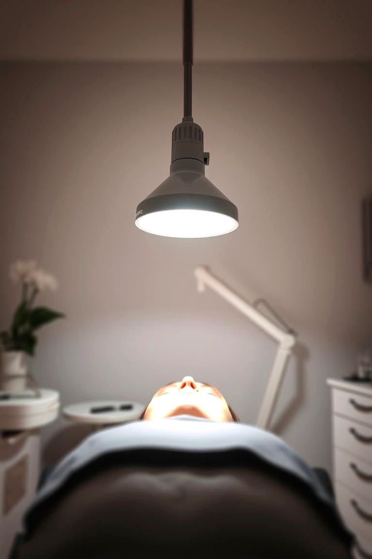 Adjustable Lighting for Various Treatments - 24 Esthetician Room Ideas