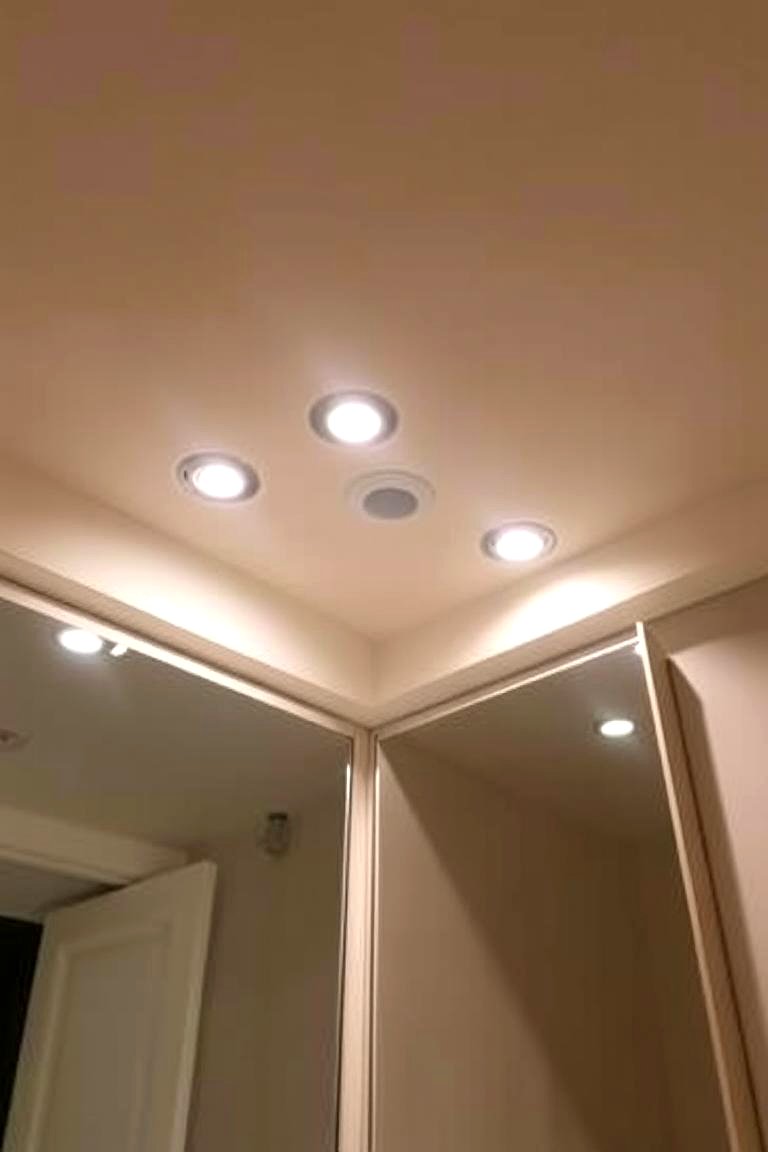 Adjustable Recessed Lighting Above the Mirror - 24 Bathroom Lighting Ideas Over Mirror