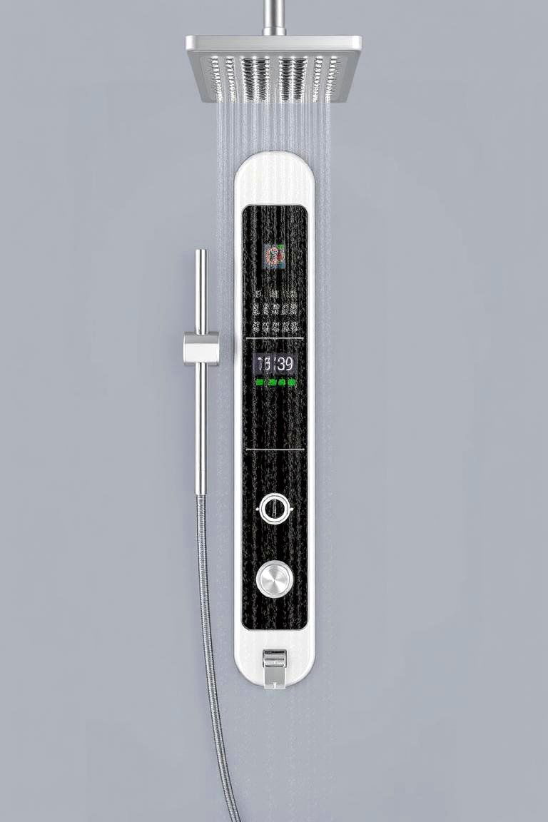 Adjustable Shower Controls - 24 Small Shower Ideas