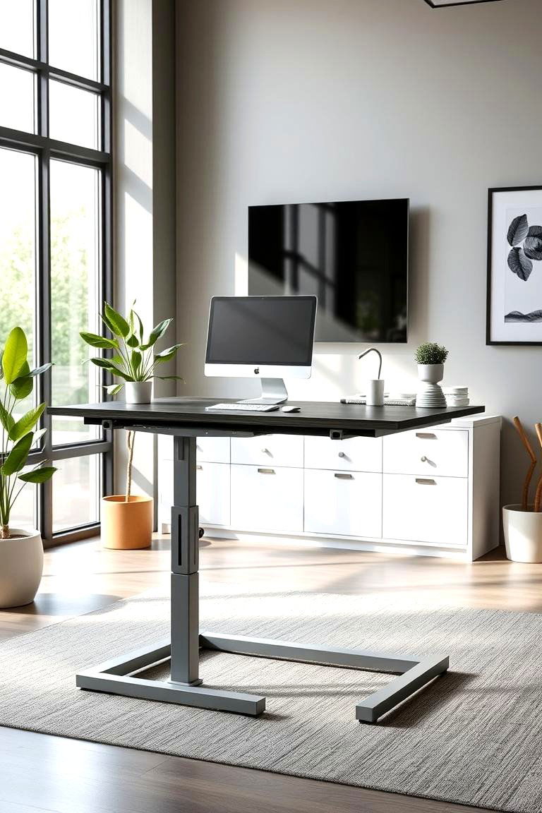 Adjustable Standing Desk Table - 24 Table Design Ideas