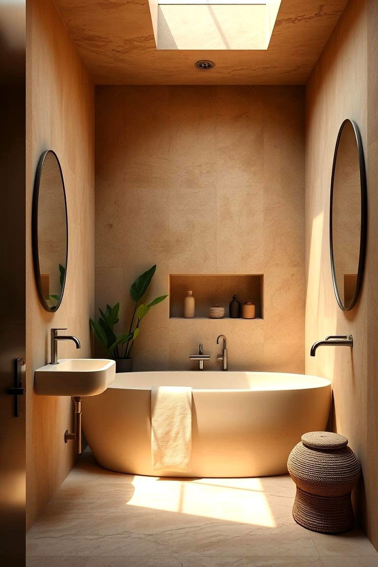 Adobe Inspired Warmth - 24 Mexican Bathroom Ideas