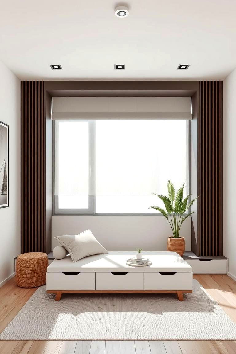 Adopt a Minimalist Design - 24 small apartment decorating ideas