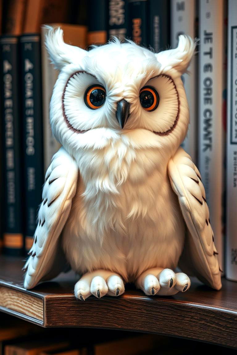 Adorable Hedwig Plush or Figurine - 24 Harry Potter Decor Ideas